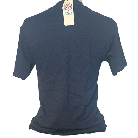 NWT NFL Team Apparel Navy Blue Seattle Seahawks Graphic Tee Size Small - Picture 2 of 5